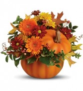Something Pumpkin Bouquet Fall Flowers