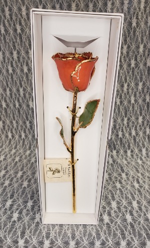 Sonia Pearl Gold Dipped Rose 