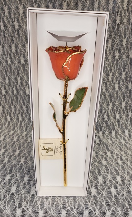 Sonia Pearl Gold Dipped Rose