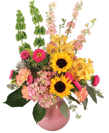 Soothing Sunflowers Floral Design Vase Arrangements Flower Shop Network