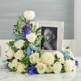 Soothing Tribute  Picture or Urn Arrangement 