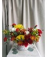 SOUP BOWL BOUQUET FLOWER ARRANGEMENT