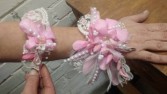 Southern Belle Wristlet with Boutonniere