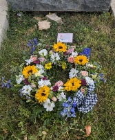 Southern Garden Remembrance Wreath 