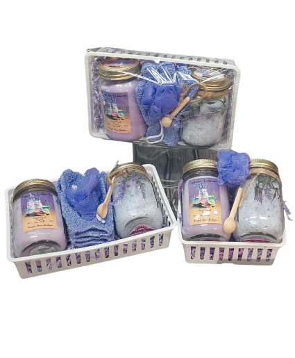 Spa Gift Basket Lavender Lemonade