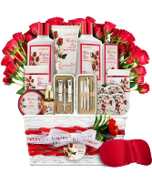 Spa Gift, Bath & Body Spa Kit, Red Rose Birthday G 