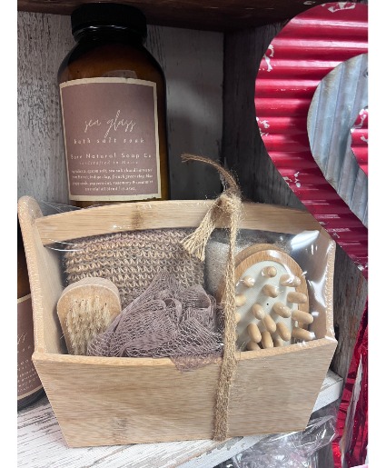 Spa Gift Set with bath salts