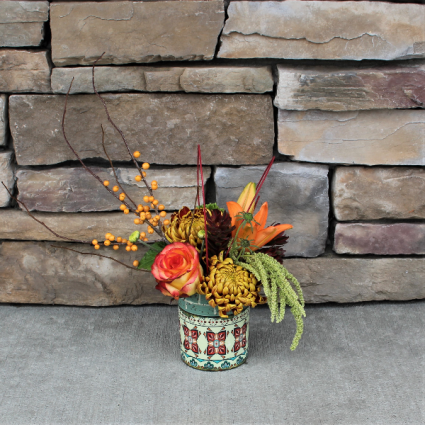 Spanish Nights Fall Flower Arrangement