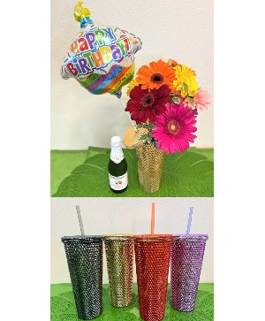 Sparkle Celebration Flower Bouquet & Gift