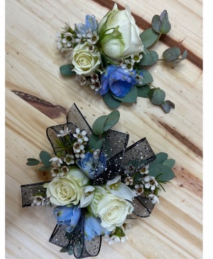 Sparkle Corsage & Boutinierre set Prom Flowers