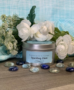 Sparkling Clean Candle Tin 