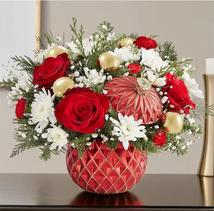 Sparkling Holiday Ornament Bouquet christmas 