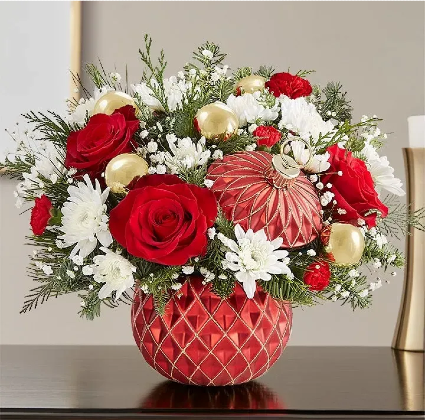 Sparkling Holiday Ornament Bouquet christmas 