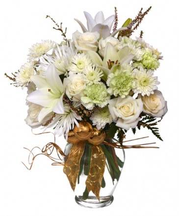 Sparkling Winter Joy Flower Arrangement in Portland, MI | COUNTRY CUPBOARD FLORAL