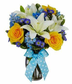 special delivery floral arrangement