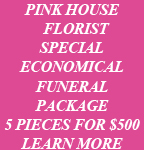 Special Funeral Package  in Savannah, GA | PINK HOUSE FLORIST