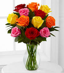 SPECIAL!!! ONE DOZEN MIXED ROSES - PLEASE CALL 636-388-2262 FOR THIS OFFER - We can still Fulfill this Order via Phone!