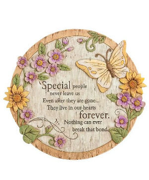 Special People Never Leave Us Garden Stone Plaque