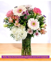 Blush and Sage Vase Arrangement