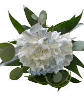 Speckled Blue Boutonniere Boutonnieres