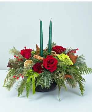 Spiced Citrus Noël Container Arrangement