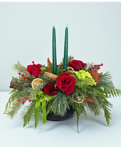Spiced Citrus Noël Container Arrangement
