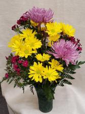 Spider Mums, Daisies & Dianthus Mixed Bouquet