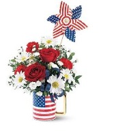 SPIRIT OF AMERICA MUG BY TELEFLORA 