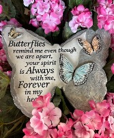 Spirited Butterfly Stone Memory Stone