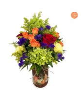 Splash of Pumpkin Flower Arrangement