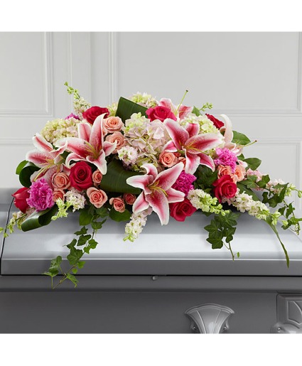Splendid grace  casket Casket Flowers