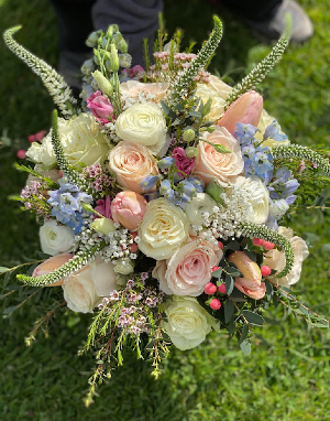 Splendid Spring  A bridal bouquet of spring favorites. 