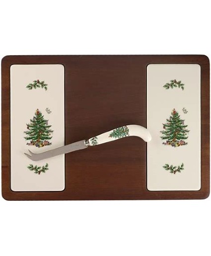 SPODE CHEESE BOARD SET 