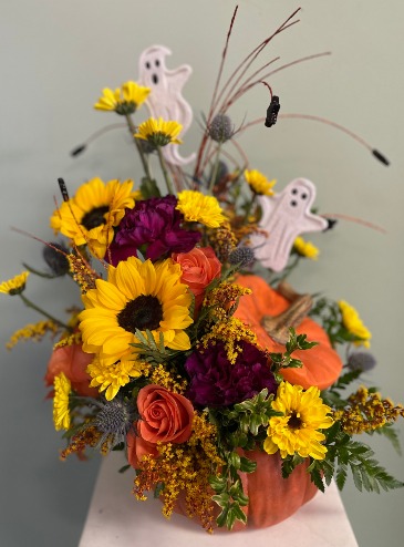 SPOOKY PUMPKIN  HALLOWEEN Special! in Katy, TX | KD'S FLORIST & GIFTS