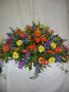 Loving Casket Arrangement