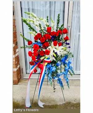 Spray Patriot Arrangement 
