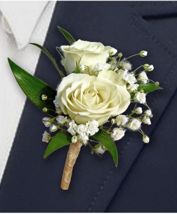 Spray Rose Prom Boutonniere in Stephenville, TX | University Flowers & More