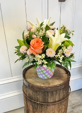 Spring Has Sprung Floral Foam Arrangement