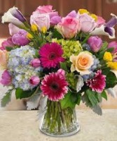 Stunning Jewel Tone Vase 