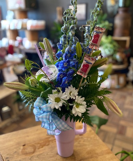 Spring arrangement in Stanley Style Mug 