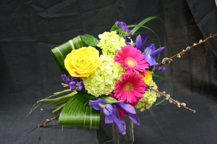 Seasonal Bright Bouquet hand tied cut bouquet