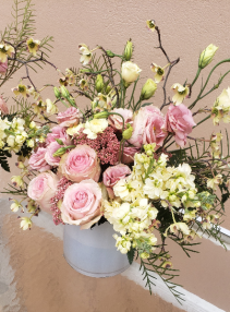  EMY Luxe- Blush and Branches Blush Flowers in a Vase