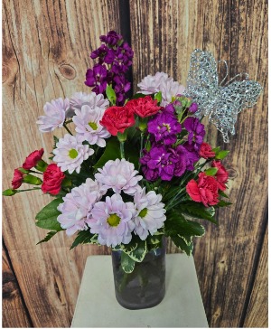 Spring Breeze Lavender Mason Jar NFS-MD10