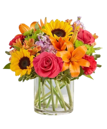 Summer Embrace Spring or Summer Vase Arrangement