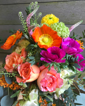 Vibrant Explosion vase in Northport, NY | Hengstenberg's Florist Vibrant Explosion vase in Northport, NY | Hengstenberg's Florist