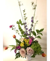 Spring Fling cremic pot