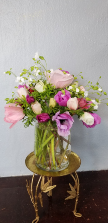 Spring Fling Springtime Vase Arrangement in Spokane, WA | THE GILDED LILY