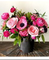 Spring floral mix  low loose garden style