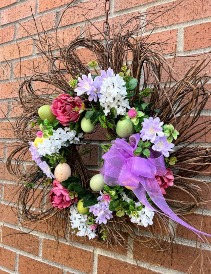 Spring Floral Wreath 