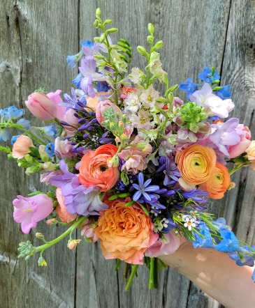 Spring Garden Bouquet Fresh Flowers in Ithaca, NY | BUSINESS IS BLOOMING